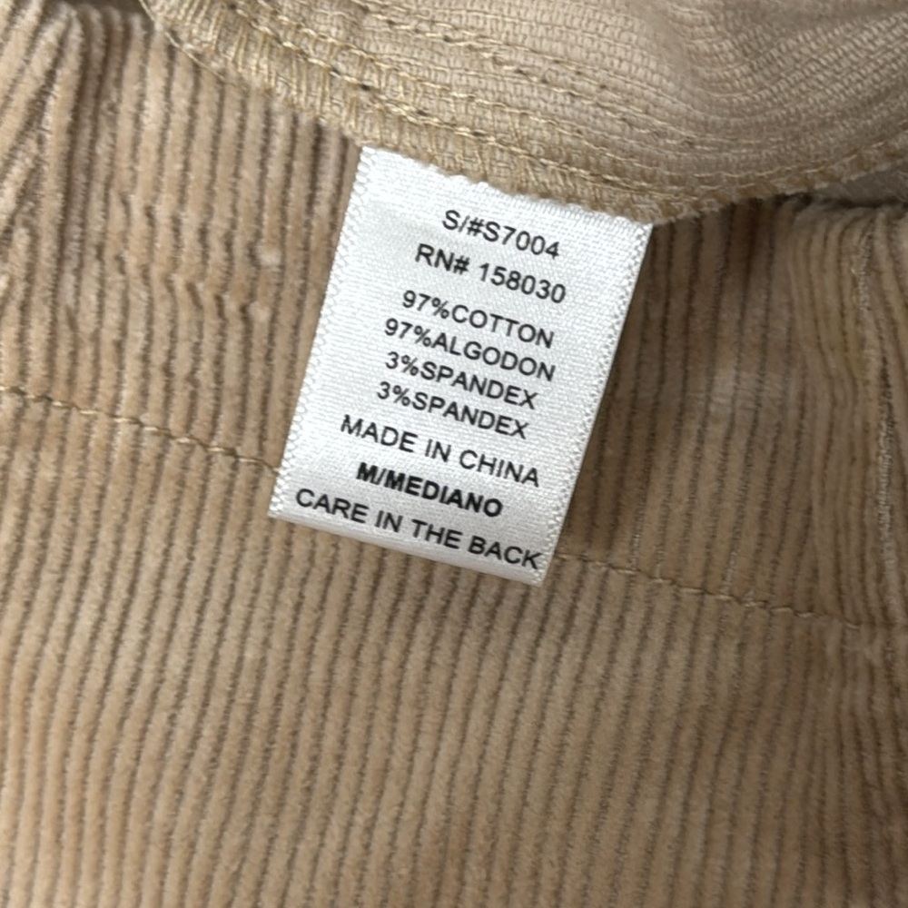 Love Tree Corduroy Mini Skirt Tan Size Medium - Picture 6 of 7